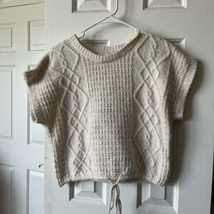 Hippie rose sweater vest size large